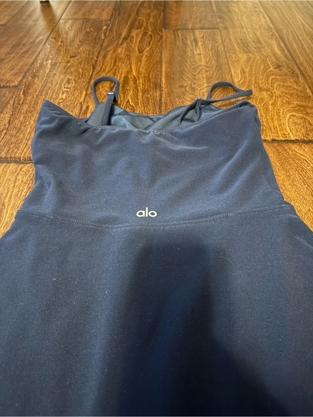 Alo Yoga Athletic Dress Size XS Navy Blue With Built In Shorts Workout Activewea